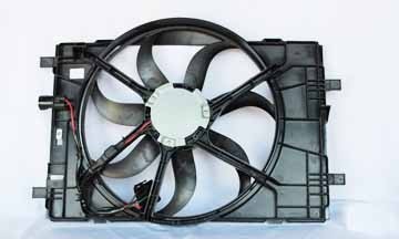 Radiator & Condenser Cooling Fan for 06-09 Ford Fusion/06-09 Mercury Milan