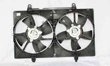 Dual Radiator & Condenser Cooling Fan Assembly for 04-09 Nissan Quest NI3115126