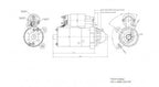 New Starter for 00-07 Ford Taurus 3.0L V6 (Excludes DOHC) YF1Z-11002-AARM