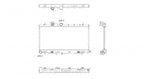 Radiator for 02-07 Subaru Impreza 2.5L H4 Single Row (w/o Turbo)