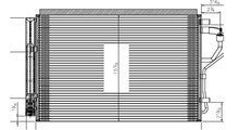 AC Condenser for 11-13 Hyundai Elantra 5MM w/Receiver & Dryer (PFC)