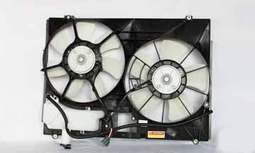 Dual Radiator & Condenser Cooling Fan Assembly for 06-06 Toyota Sienna 3.3L