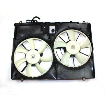 Dual Radiator & Condenser Cooling Fan Assembly for 07-10 Toyota Sienna 3.5L V6