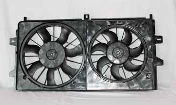 Radiator Condenser Cooling Fan Assembly for 06-11 Chevy Impala/Monte Carlo