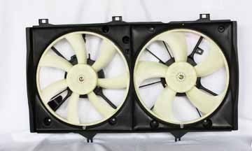 Dual Radiator & Condenser Cooling Fan Assembly for 07-11 Toyota Camry Hybrid