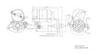 New Starter for 98-02 Toyota Corolla 1.8L L4 (Opt. 1.4KW) 28100-0D020-84