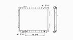Radiator for 95-04 Toyota Tacoma Pickup 2.4L L4 Automatic Single Row (2WD)