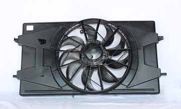 Dual Radiator & Condenser Cooling Fan Assembly for 03-07 Saturn I-ON 2.2