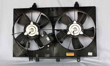 Dual Radiator & Condenser Cooling Fan Assembly for 06-08 Infiniti M35/M45