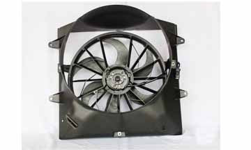 Dual Radiator Condenser Cooling Fan Assembly for 04-04 Jeep Grand Cherokee 4.0L