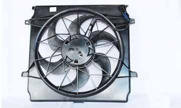 Radiator & Condenser Cooling Fan for 05-05 Jeep Liberty 2.4L/04-07 Liberty 3.7L