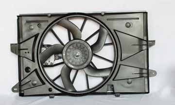 Radiator Condenser Cooling Fan Assembly for 08-12 Ford Taurus/Taurus-X/MC Sable