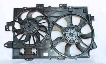 Radiator Condenser Cooling Fan Assembly for 06-08 Chevy Equinox 3.4L V6