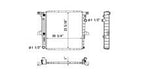 Radiator for 01-11 Ford Ranger Pickup 2.3L L4 Single Row FO3010244 1F8015200