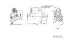New Starter for 01-04 Nissan Xterra 3.3L V6 (Fr 5/01) 23300-4S130R