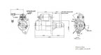 New Starter for 04-06 Nissan Quest 3.5L V6 Automatic Transmission (4 Speed)