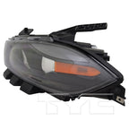 Halogen Headlight Lamp for 13-15 Dodge Dart Black (w/o Logo) Driver CAPA