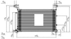 AC Condenser for 16-19 Lexus IS200t 5MM w/Receiver & Dryer (PFC)