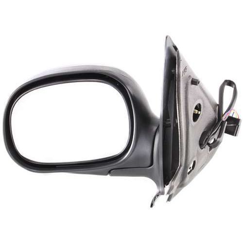 Door Mirror for 97-02 Ford Expedition Power Non-Heated Chrome/Black Driver