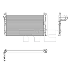 Condenser for 18-22 Kia Stinger KI3030151 97606-J5150