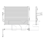 Condenser for 20-26 Cadillac CT5/CT5-V 2.0T GM3030343 86540124
