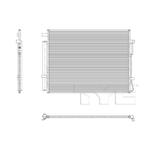 Condenser for 22-22 Hyundai Tucson HY3030190 97606-N9610