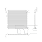 Condenser for 22-22 Nissan Frontier 3.8L V6 NI3030191 92100-9BU0B