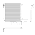 Condenser for 22-23 Jeep Grand Cherokee WL CH3030274 68377850AA