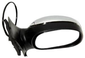 Door Mirror for 97-04 Ford F-150 Pickup Power Non-Heated w/o SIgnal Chrome Right