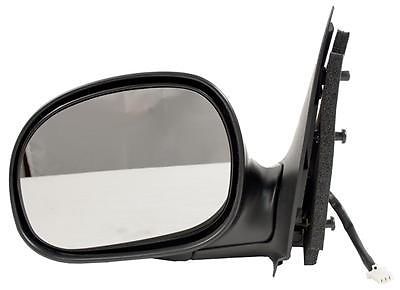 Door Mirror for 97-04 Ford F-150 Pickup Power Non-Heated w/o SIgnal Chrome Left