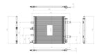 AC Condenser for 03-08 Jaguar S-Type w/Receiver & Dryer (PFC)