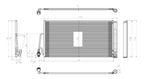 AC Condenser for 07-10 Mini Cooper/S w/Receiver & Dryer (PFC)