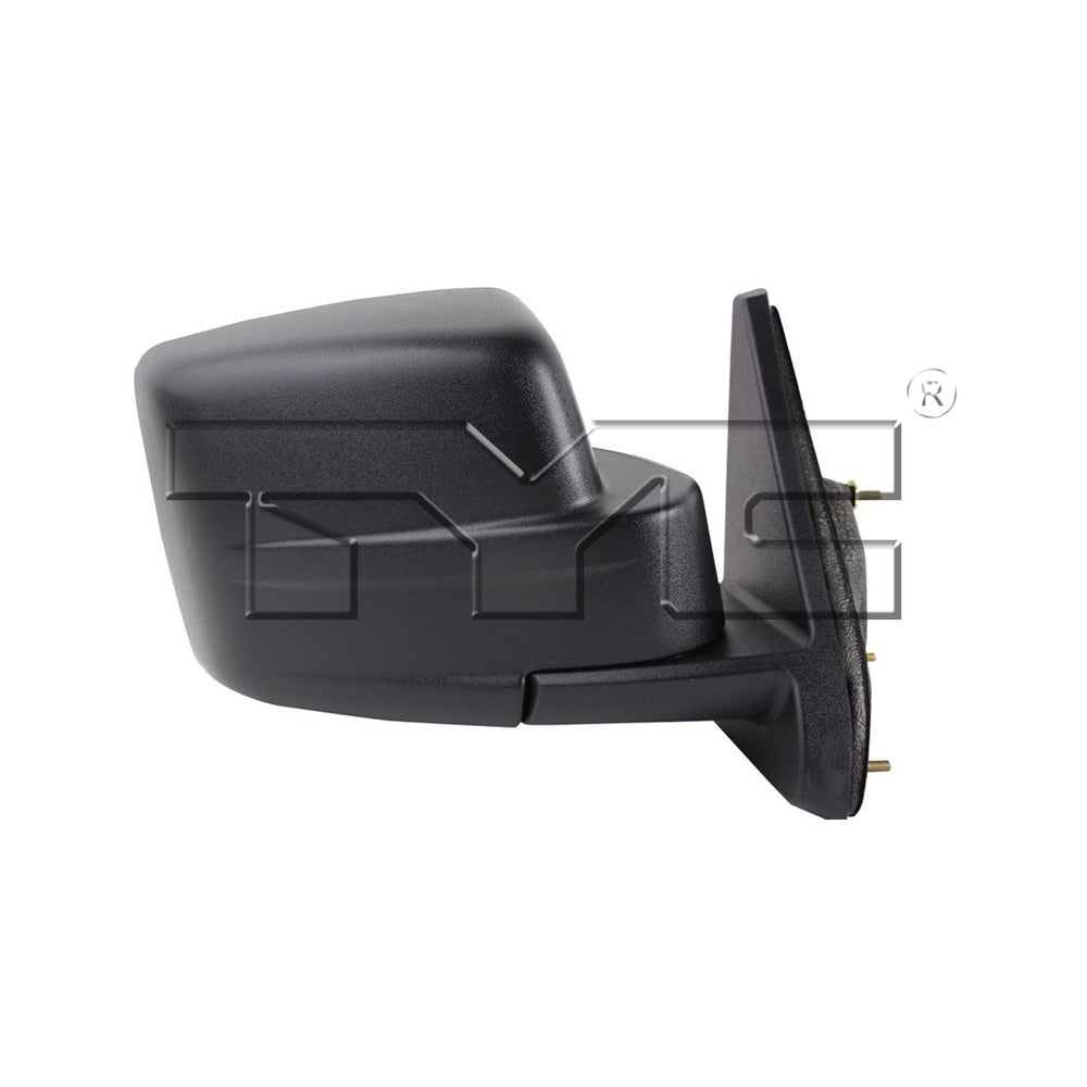 Door Mirror for 07-17 Jeep Patriot Manual Textured Right Passenger  Side