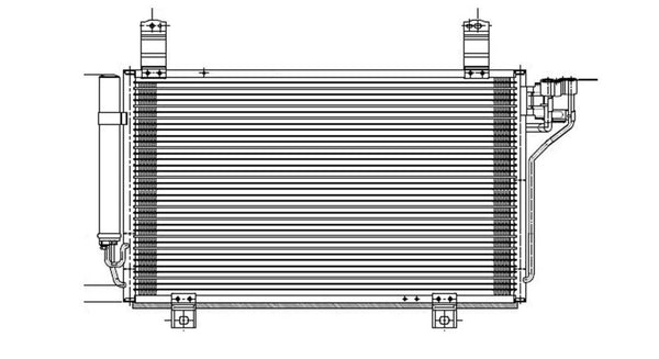 AC Condenser for 13-19 Mazda CX-5 w/Receiver & Dryer (PFC)