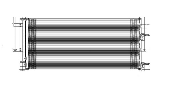 AC Condenser for 13-16 Ford Fusion Hybrid/1.6L/2.0L Turbo w/Receiver & Dryer PFC