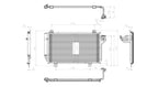 AC Condenser for 14-18 Mazda Mazda-3/Mazda-6 w/Receiver & Dryer (PFC)