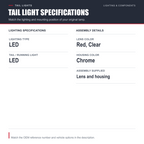 LED Tail Light for 07-09 Mercedes E-Class W211 Sedan (w/Appearance Pkg) Left