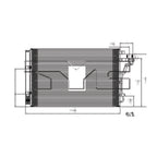 AC Condenser for 14-16 Kia Soul 5MM w/Receiver & Dryer (PFC)