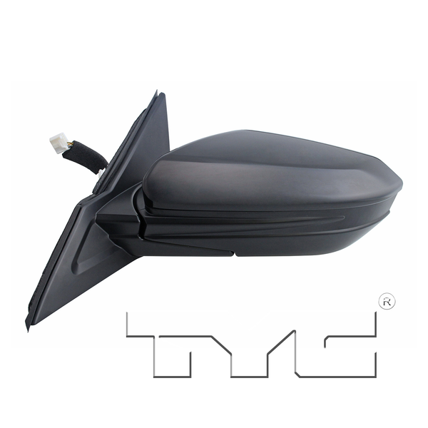 Mirror for 16-16 Honda Civic Power Heated w/o Signal w/Camera Left Driver