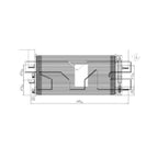 AC Condenser for 14-19 Mini Cooper Hardtop Hatchback 5MM w/Receiver & Dryer PFC