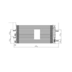 AC Condenser for 14-19 Mini Cooper Hardtop Hatchback 5MM w/Receiver & Dryer PFC
