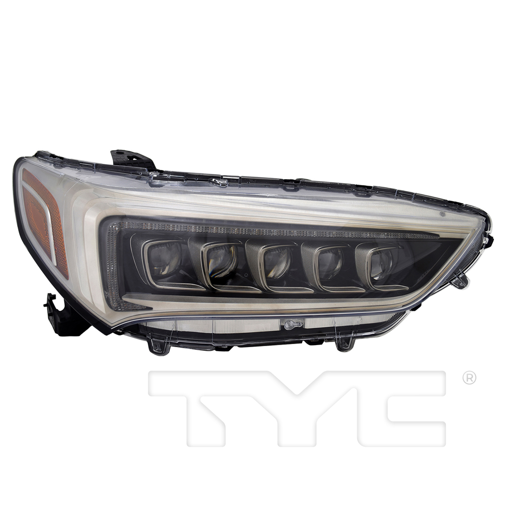 LED Headlight for 18-20 Acura TLX (w/o Logo) Chrome Right Passenger Side
