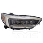 LED Headlight for 18-20 Acura TLX (w/o Logo) Chrome Right Passenger Side