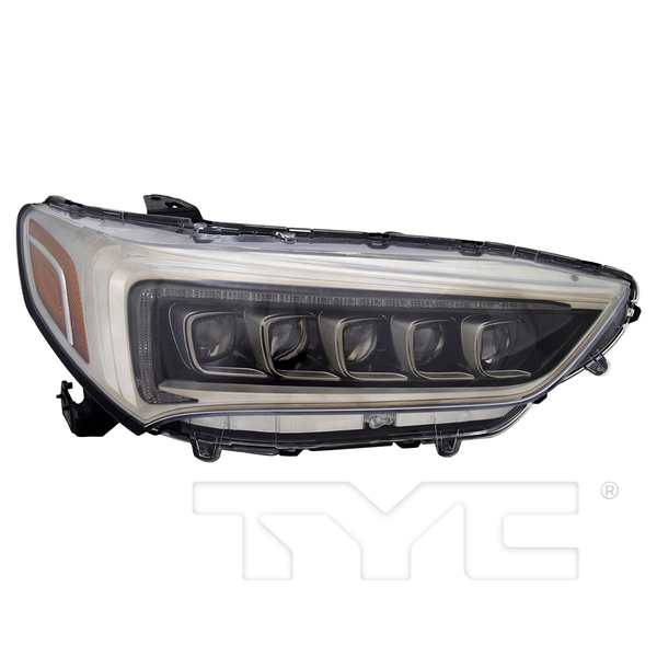 LED Headlight for 18-20 Acura TLX (w/o Logo) Chrome Right Passenger Side