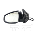 Door Mirror for 13-15 Toyota RAV-4 Power Non-Heated Black Left Driver  Side