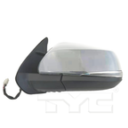 Mirror Left Driver for 16-20 Toyota Tacoma Power Heated w/ Signal Chrome