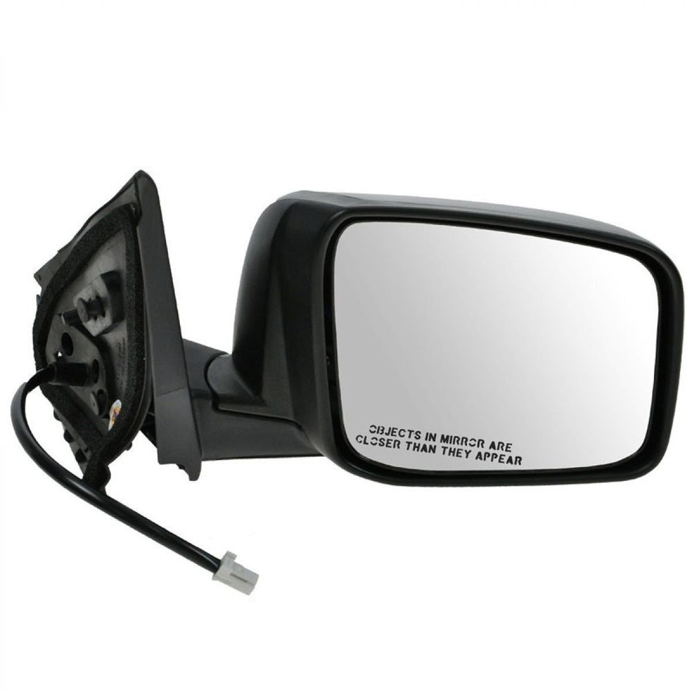 Door Mirror for 08-13 Nissan Rogue Power Heated Black Right Passenger Side