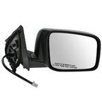 Door Mirror for 08-13 Nissan Rogue Power Heated Black Right Passenger Side