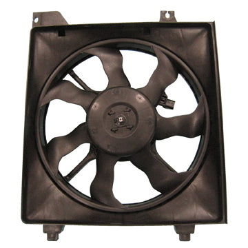 Radiator Cooling Fan Assembly for 06-11 Hyundai Accent Sedan (w/o Auto Cruise)
