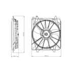 Cooling Fan Assembly for 23-24 Honda CRV 1.5L HO3115185 19020-5PA-A01